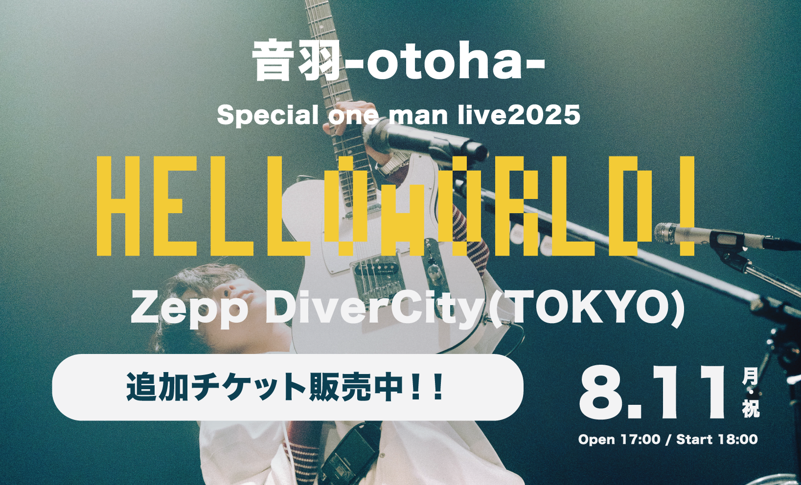 Zepp DiverCity(TOKYO)追加チケット